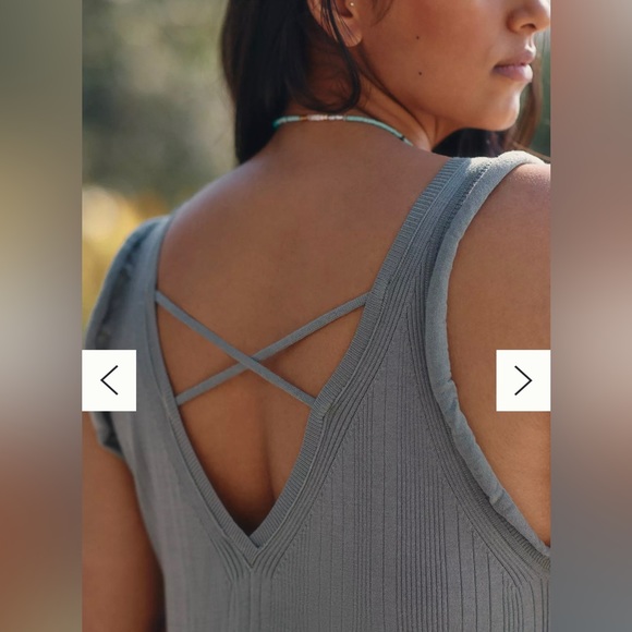 NWT Anthropologie/Daily Practice Ribbed Sweater Midi Dress, Size L - Picture 5 of 11